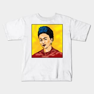 Frida Kahlo Print Kids T-Shirt